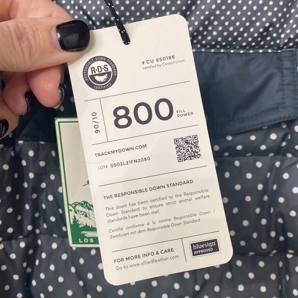 The GREAT + Eddie Bauer storm 800 fill power Goose down jacket size small. - Picture 11 of 16